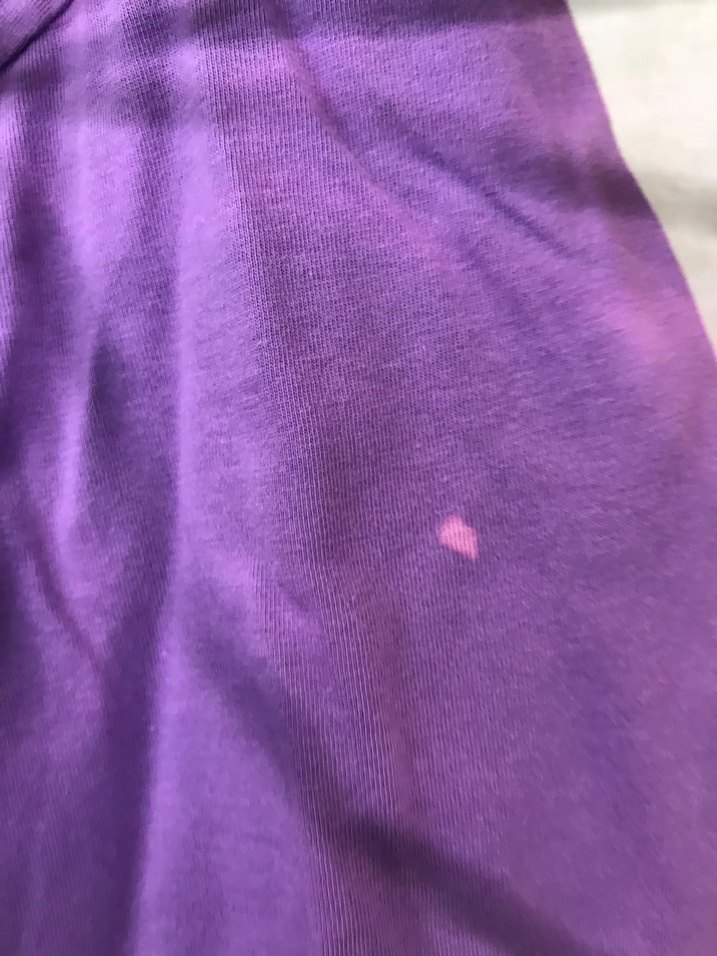 Mor Baskılı Rahat Kesim Hamile Tişörtü - Görsel 2