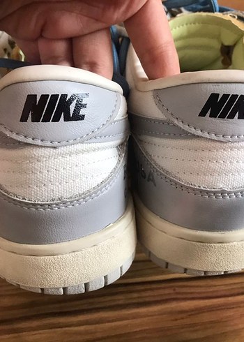 Erkekler için Beyaz Spor Ayakkabı Bağcıkları nike dunk - Görsel 6