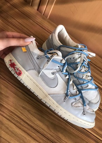 Erkekler için Beyaz Spor Ayakkabı Bağcıkları nike dunk - Görsel 2