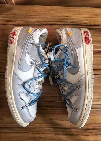 Erkekler için Beyaz Spor Ayakkabı Bağcıkları nike dunk - Görsel 4