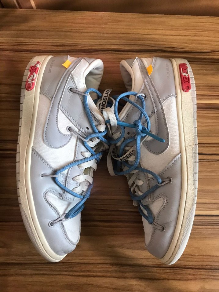 Erkekler için Beyaz Spor Ayakkabı Bağcıkları nike dunk - Görsel 4