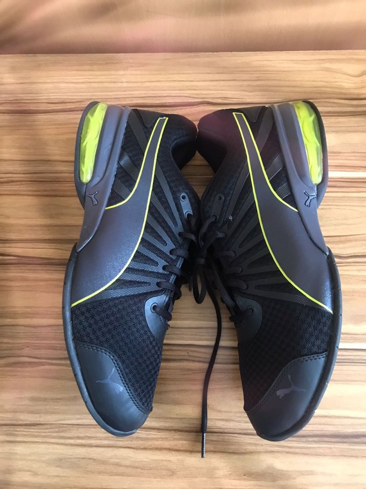 Siyah-Sarı Puma Erkek Koşu Ayakkabısı - Görsel 4