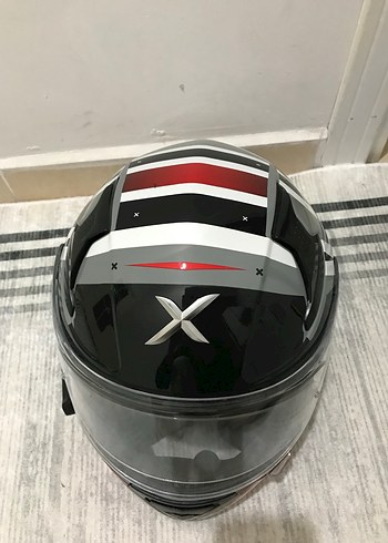 Motor kaskı+interkom+pinlock (Apex Axor Helmet Ece r22-05) - Görsel 4