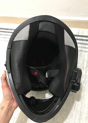 Motor kaskı+interkom+pinlock (Apex Axor Helmet Ece r22-05) - Görsel 7