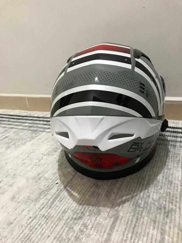 Motor kaskı+interkom+pinlock (Apex Axor Helmet Ece r22-05) - Görsel 2