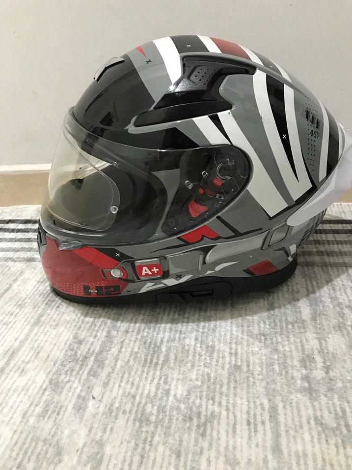 Motor kaskı+interkom+pinlock (Apex Axor Helmet Ece r22-05) - Görsel 3