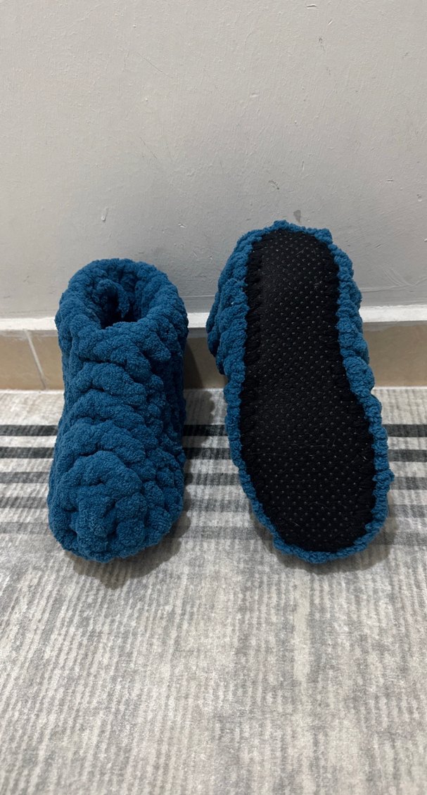 36 numara el örgüsü ev terliği - Görsel 2