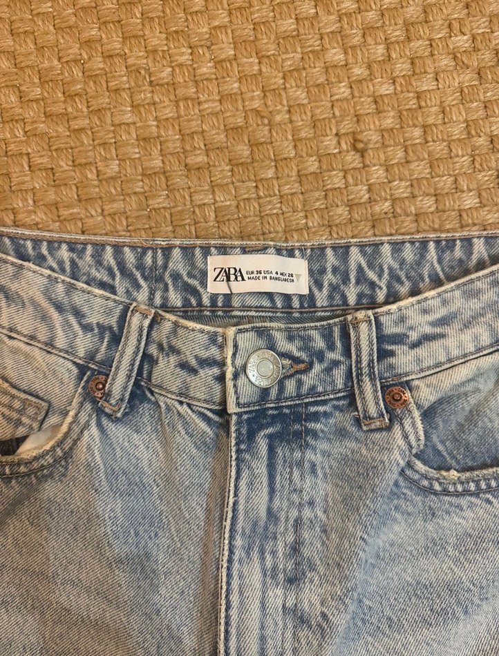 Zara yırtık kot - Görsel 3