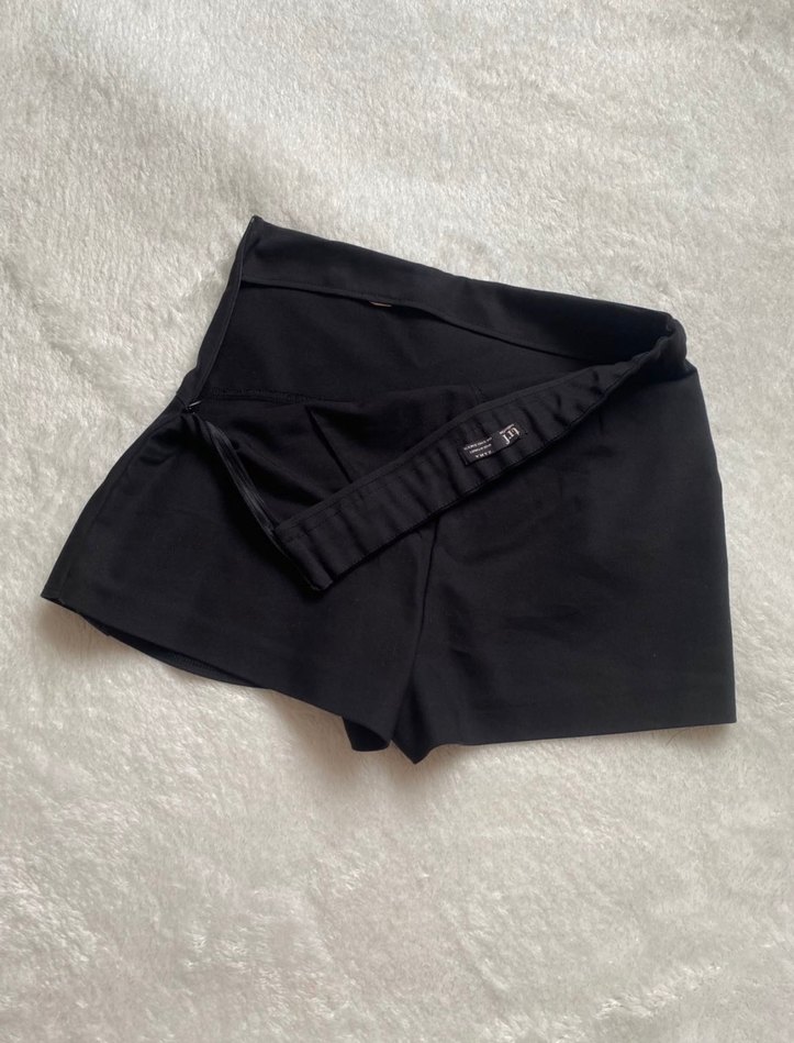 Siyah Mini Volanlı Kadın Etek - Görsel 5