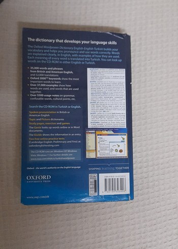 Oxford Wordpower İngilizce-İngilizce-Türkçe Sözlük - Görsel 2