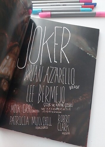 Beden Renk BRIAN AZZARELLO- JOKER