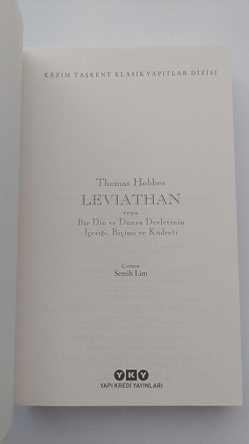 LEVIATHAN - HOBBES