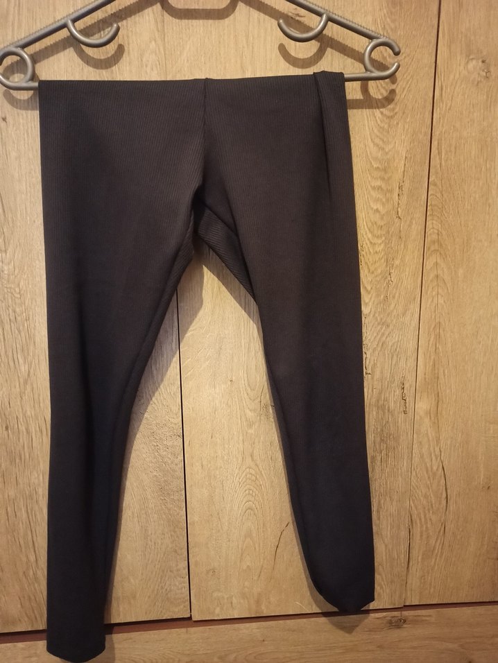 Kadın Siyah Midi Tayt - Görsel 2