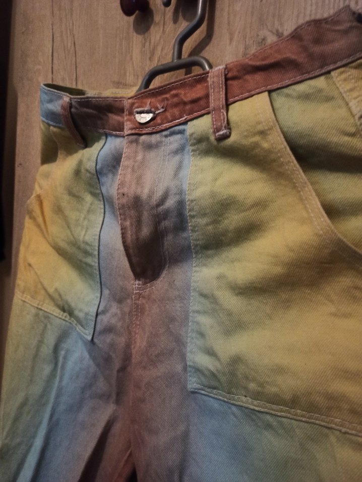 Kadın Çok Renkli Midi Pantolon - Görsel 2