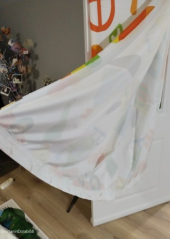 Çocuklar için Renkli Baskılı perde - Görsel 2