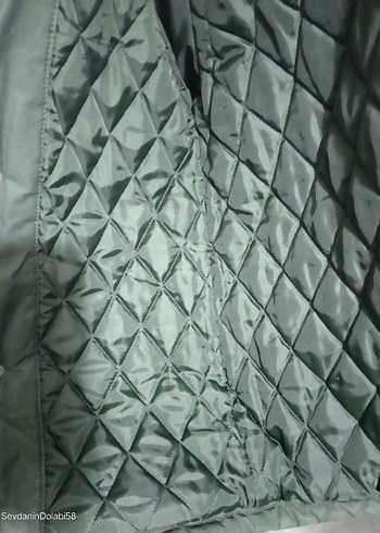 Erkek Çocuk Haki Fermuarlı Street Wear Mont - Görsel 2