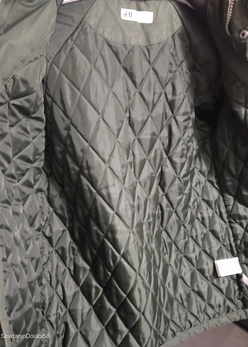 Erkek Çocuk Haki Fermuarlı Street Wear Mont - Görsel 3