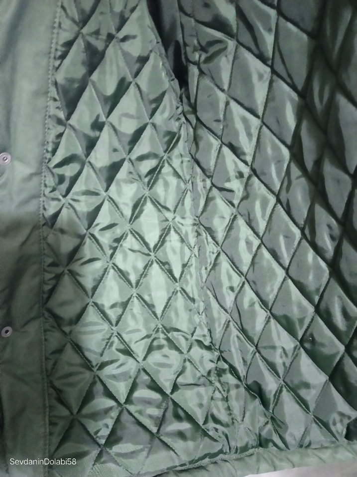 Erkek Çocuk Haki Fermuarlı Street Wear Mont - Görsel 2