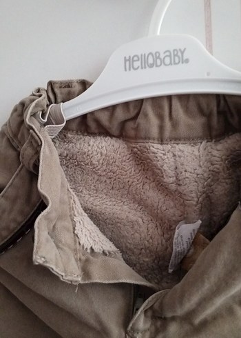 Düğmeli Kahverengi Erkek Çocuk Süet Pantolon - Görsel 4