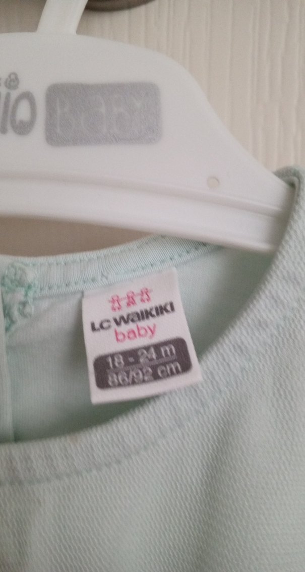 Kız Çocuk Turkuaz Pamuk Tişört - Görsel 3