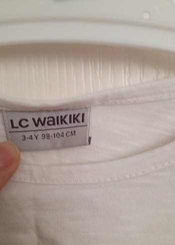 Kız Çocuk Payetli Baskılı Beyaz Tişört - Görsel 3