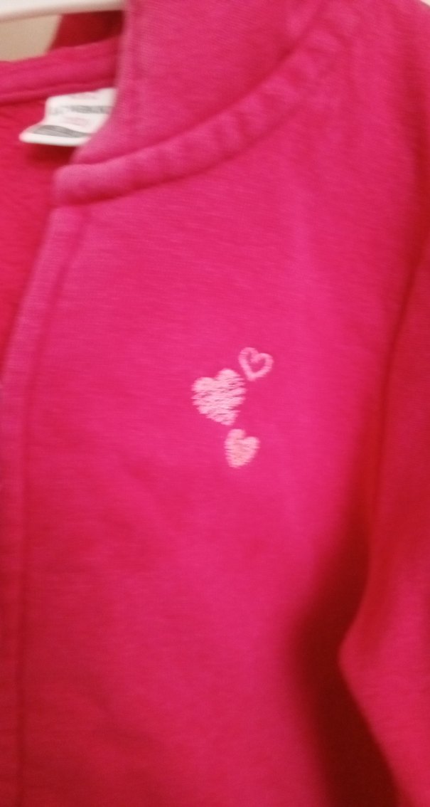 Kızlar için renkli kapüşonlu fermuarlı sweatshirt - Görsel 2