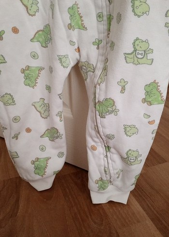 Yeşil Desenli Fermuarlı Erkek Çocuk Pijama - Görsel 5