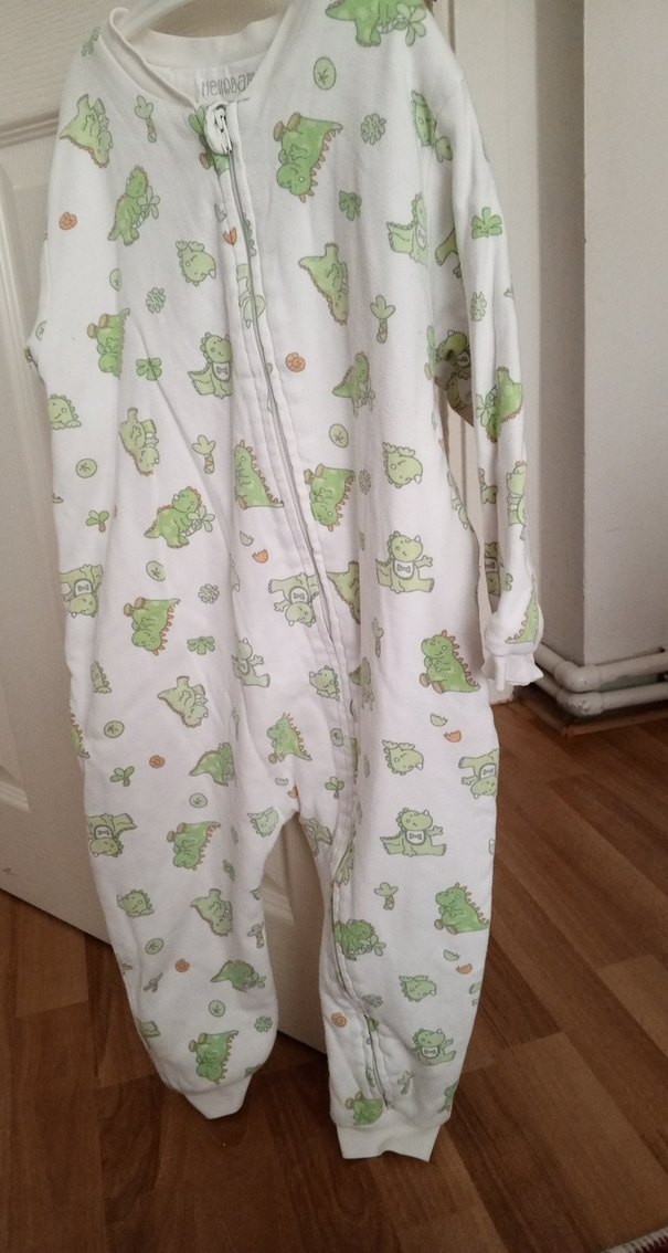 Yeşil Desenli Fermuarlı Erkek Çocuk Pijama - Görsel 4