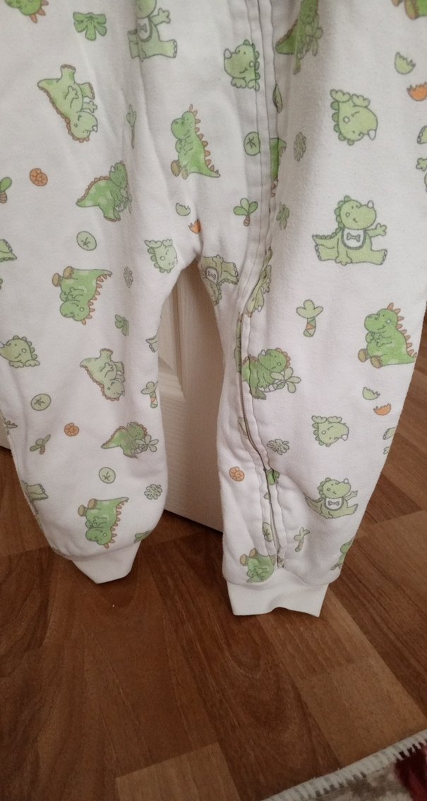 Yeşil Desenli Fermuarlı Erkek Çocuk Pijama - Görsel 5