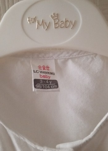 Kız Çocuk Beyaz Düğmeli Keten Gömlek - Görsel 3