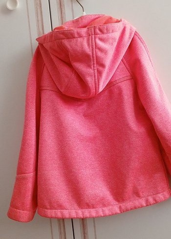 Kız Çocuk Pembe Fermuarlı Sweatshirt - Görsel 7