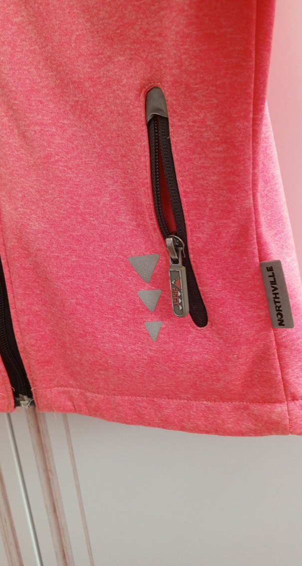 Kız Çocuk Pembe Fermuarlı Sweatshirt - Görsel 5
