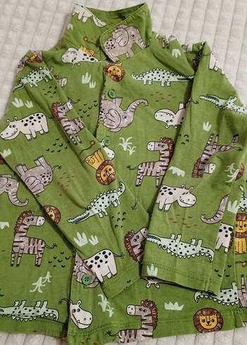 Renkli Desenli Erkek Çocuk Gömlek - Görsel 2