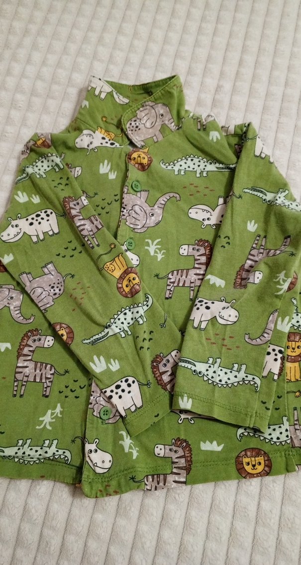 Renkli Desenli Erkek Çocuk Gömlek - Görsel 2