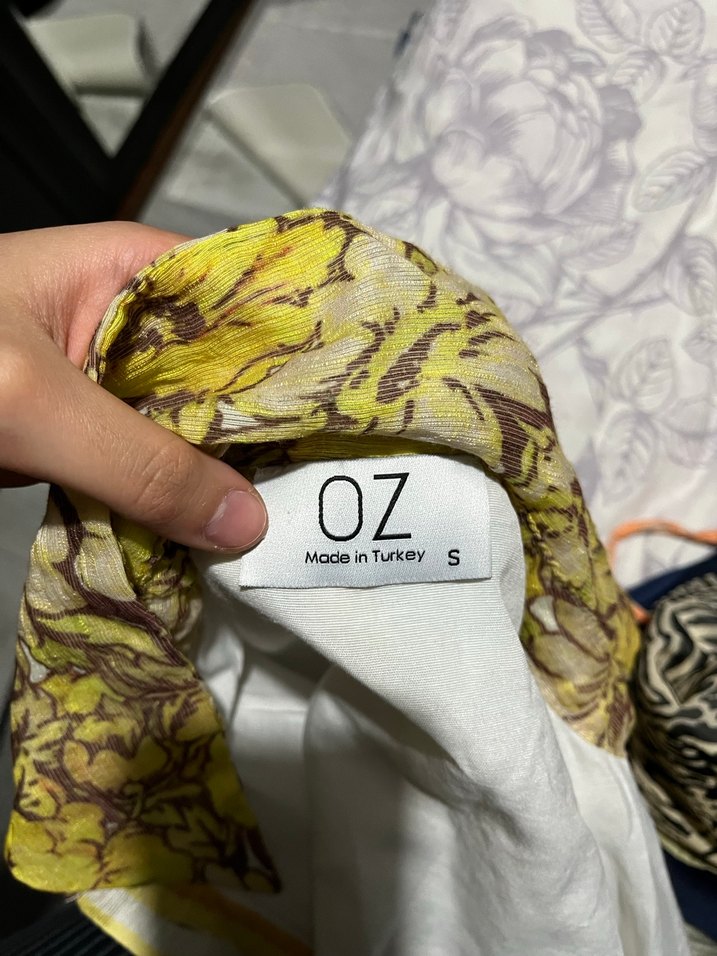 Sarı Çiçekli Bohem Uzun Elbise - Görsel 5