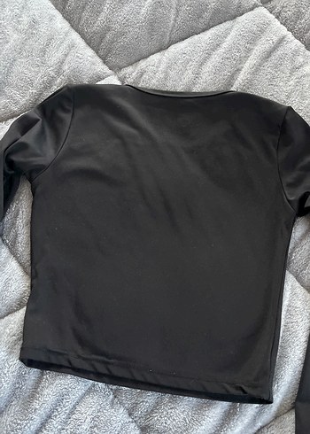 Oysho Siyah Baskılı Crop - Görsel 2