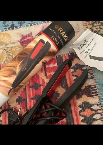 RAKS Sona Siyah Saç Düzleştirici - Görsel 3