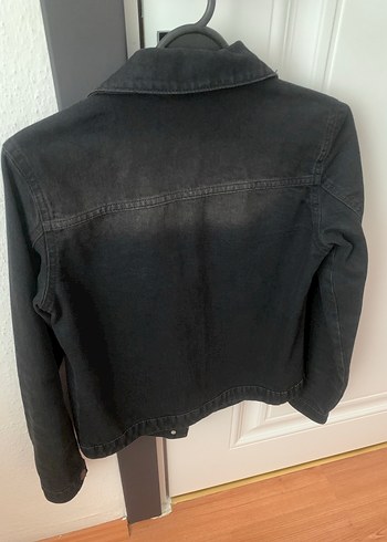 Siyah Düğmeli Kot Ceket - Görsel 2