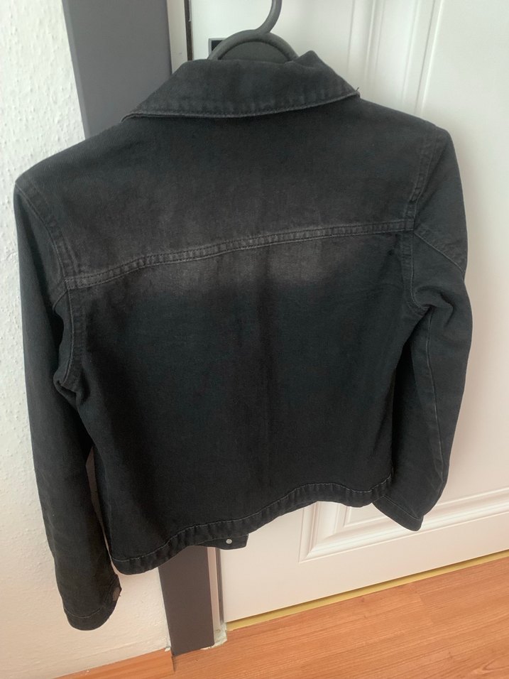 Siyah Düğmeli Kot Ceket - Görsel 2