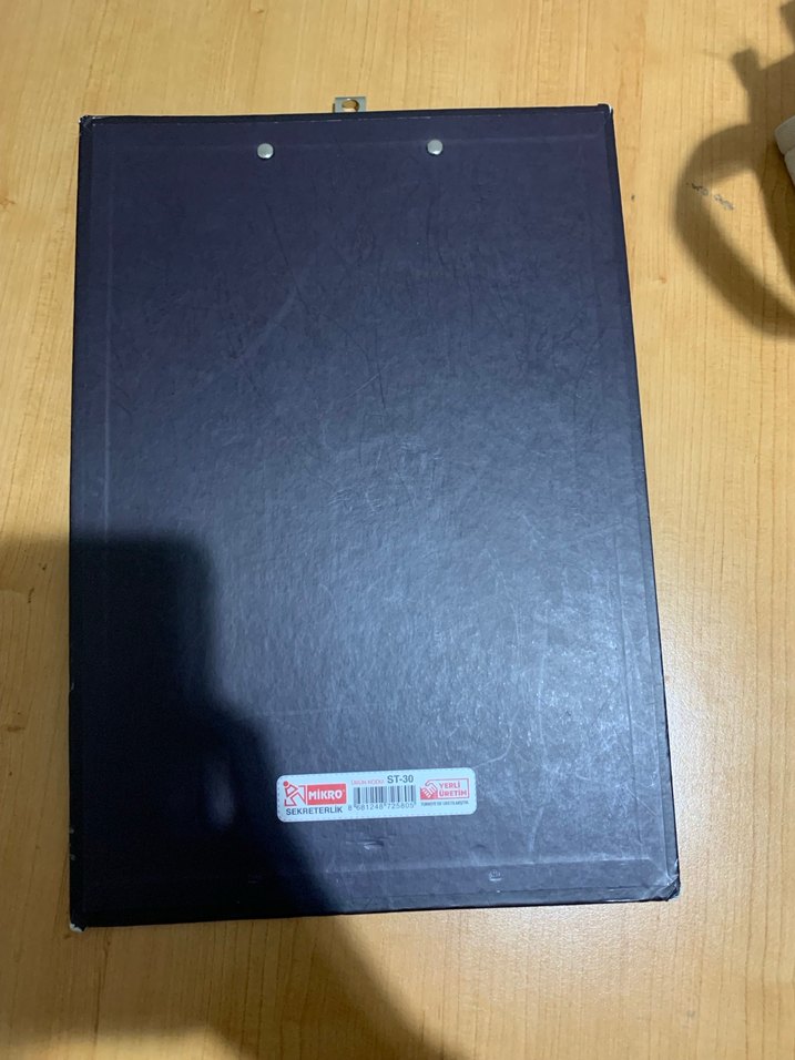 Siyah Yazılı sekreterlik dosya - Görsel 2