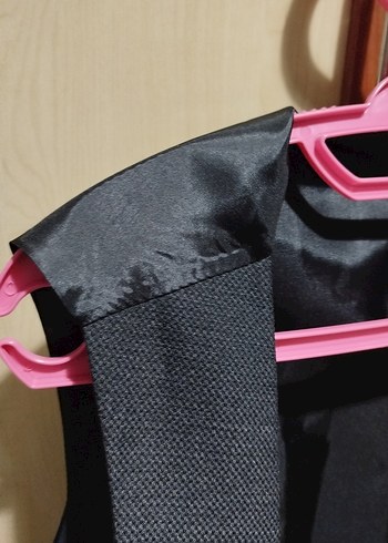 Düğmeli Gri Erkek Yelek - Görsel 3