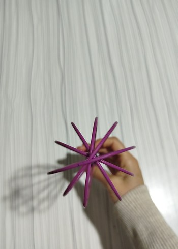 Mor Silikon Mutfak Çırpıcı - Görsel 2