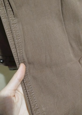 Kahverengi Kemerli Erkek Pantolon - Görsel 2