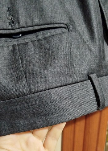 Gri Regular Fit Midi Erkek Pantolon - Görsel 3