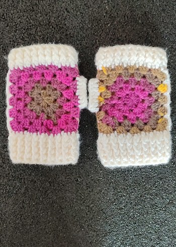 Bohem Çok Renkli Parmaksız eldiven - Görsel 2