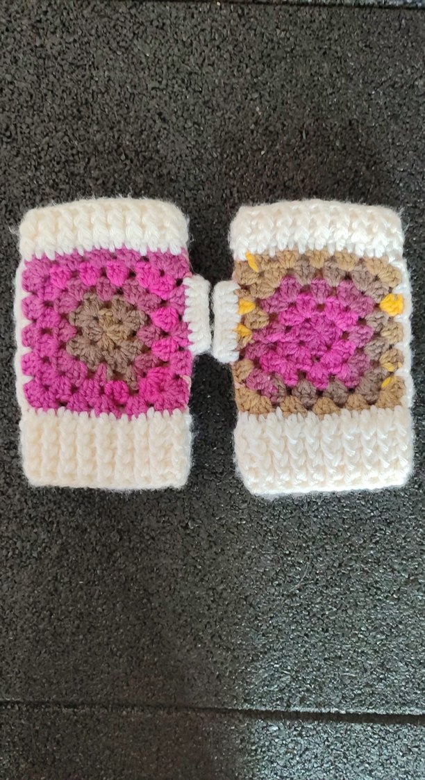 Bohem Çok Renkli Parmaksız eldiven - Görsel 2