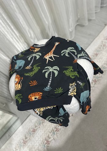 Erkek Bebek Baskılı Örme Takım - Görsel 2