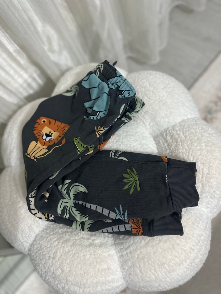 Erkek Bebek Baskılı Örme Takım - Görsel 4