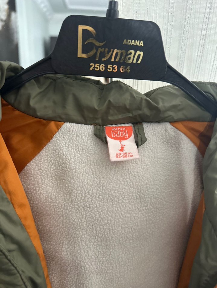 Erkek Çocuk Yeşil Kürklü Mont - Görsel 4