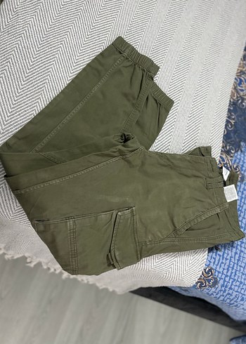 Bol Kesim Kemerli Kamuflaj Erkek Pantolon - Görsel 4